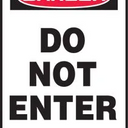 OSHA Danger Safety Tag: Do Not Enter – Lockout/Tagout