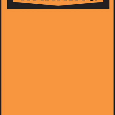 OSHA Warning Safety Tag: Blank with Do Not Remove Back – Lockout/Tagout