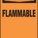 OSHA Warning Safety Tag: Flammable – Lockout/Tagout