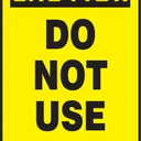 OSHA Caution Safety Tag: Do Not Use – Lockout/Tagout