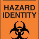 Biohazard Safety Tag: Hazard Identity - Signed By - Date – Lockout/Tagout