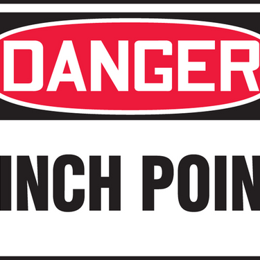 OSHA Danger Safety Sign: Pinch Point – Signs & Labels
