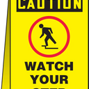 OSHA Caution Folding Floor Sign: Watch Your Step – Signs & Labels