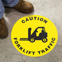 Floor Sign: Caution - Forklift Traffic (Graphic) – Signs & Labels