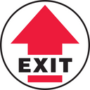 Floor Sign: Exit (Arrow) – Signs & Labels