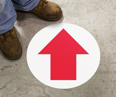 Floor Sign: Arrow – Signs & Labels