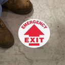 Floor Sign: Emergency Exit – Signs & Labels