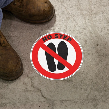 Floor Sign: No Step – Signs & Labels