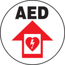 Floor Sign: AED – Signs & Labels