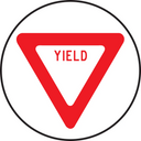 5S Floor Sign: Yield – Signs & Labels