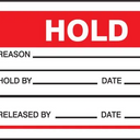 Safety Tag: Hold/Release – Lockout/Tagout