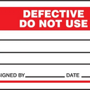 Safety Tag: Defective Do Not Use – Lockout/Tagout