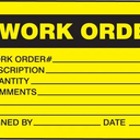 Safety Tag: Work Order – Lockout/Tagout