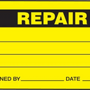Safety Tag: Repair (Yellow) – Lockout/Tagout