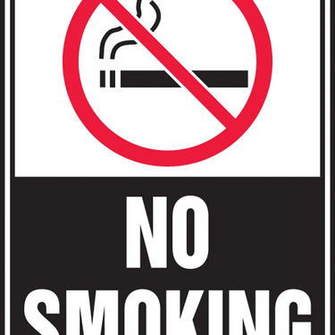 Safety Sign: No Smoking with Graphic (Vertical) – Signs & Labels
