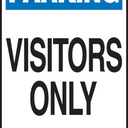 Parking Safety Sign: Visitors Only – Signs & Labels