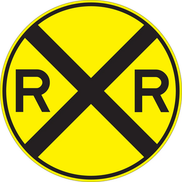 Rail Sign: Highway-Rail Grade Crossing – Signs & Labels