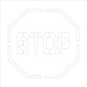 Floor Marking Stencil: Stop – Signs & Labels