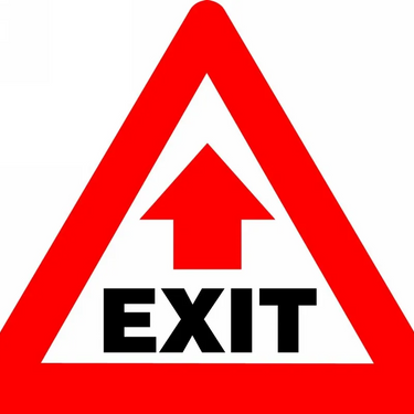 Floor Sign: Exit – Signs & Labels