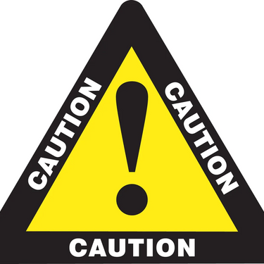 Floor Sign: Caution Triangle – Signs & Labels