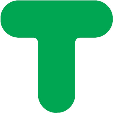 Floor Shape: T-Corner Rounded – Signs & Labels