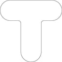 Floor Shape: T-Corner Rounded – Signs & Labels