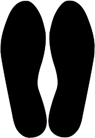 Floor Shape: Footprints – Signs & Labels