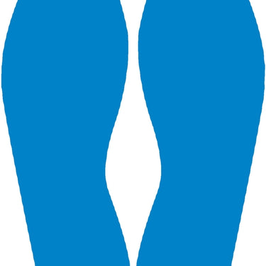 Floor Shape: Footprints – Signs & Labels