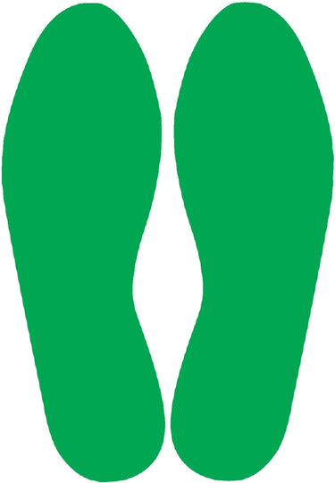 Floor Shape: Footprints – Signs & Labels