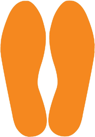 Floor Shape: Footprints – Signs & Labels