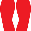 Floor Shape: Footprints – Signs & Labels