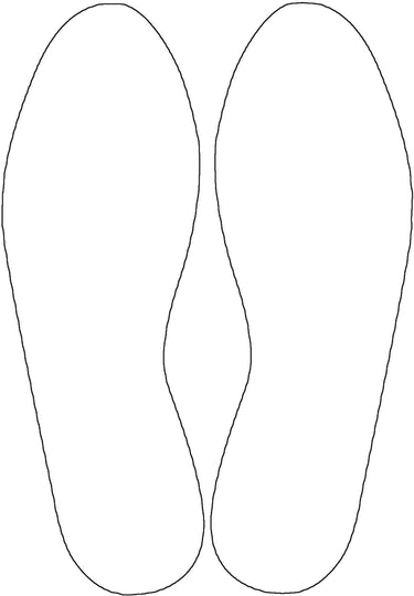 Floor Shape: Footprints – Signs & Labels