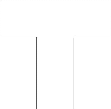 Floor Shape: T-Corner Rounded – Signs & Labels