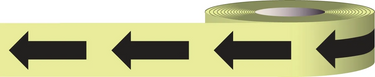 Glow-in-the-Dark Tape: Arrow Pattern – Signs & Labels