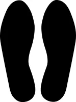 Floor Shape: 12-Inch Footprint – Signs & Labels