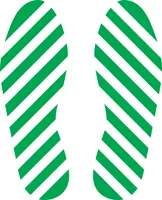 Floor Shape: 12-Inch Footprint – Signs & Labels