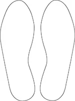 Floor Shape: 12-Inch Footprint – Signs & Labels
