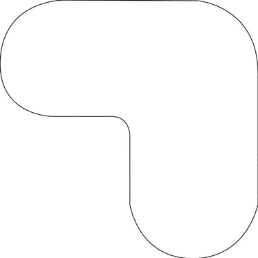 Floor Shape: 6-Inch Corner – Signs & Labels