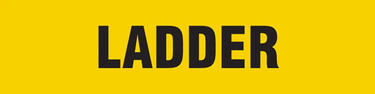 Message Floor Strip: Ladder – Signs & Labels