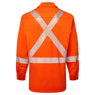 Portwest IUS652 Enhanced Visibility X-Back Deluxe Work Shirt