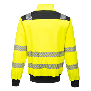 Portwest PW370 PW3 Class 3 Full Zip Sweatshirt