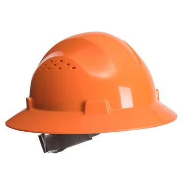 Portwest PW52 Full Brim Vented Hard Hat