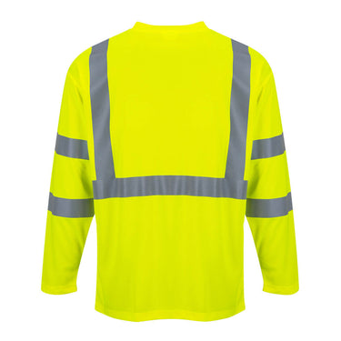Portwest S191 Class 3 Long Sleeve Pocket T-Shirt