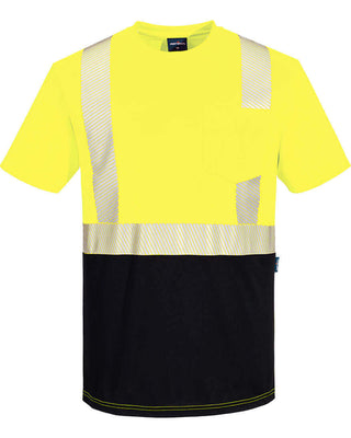 Portwest S196 Class 2 Black Bottom Short Sleeve T-Shirt – Apparel