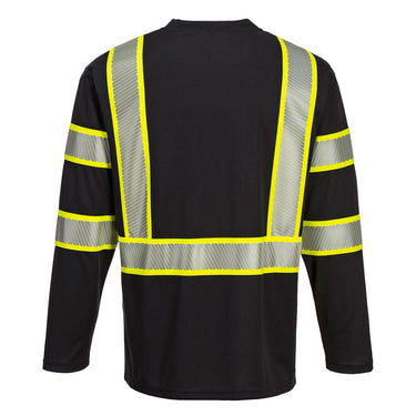 Portwest S346 Enhanced Visibility Long Sleeve T-Shirt