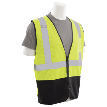 Delta Plus S363PB Class 2 Black Bottom Safety Vest – Apparel