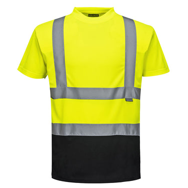 Portwest S378 Class 2 Contrast Bottom Short Sleeve T-Shirt