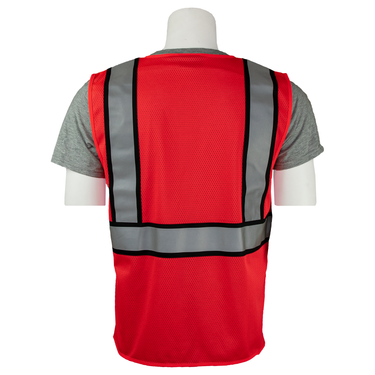 Delta Plus S383P Enhanced Visibility Zipper Contrast Safety Vest – Apparel