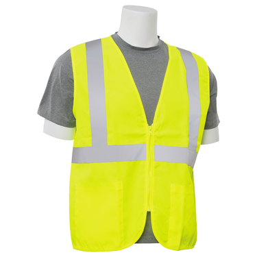 Delta Plus S388Z Class 2 Solid Zipper Safety Vest – Apparel
