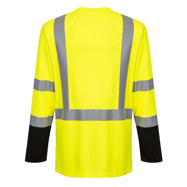 Portwest S398 Class 3 Black Bottom Long Sleeve T-Shirt – Apparel